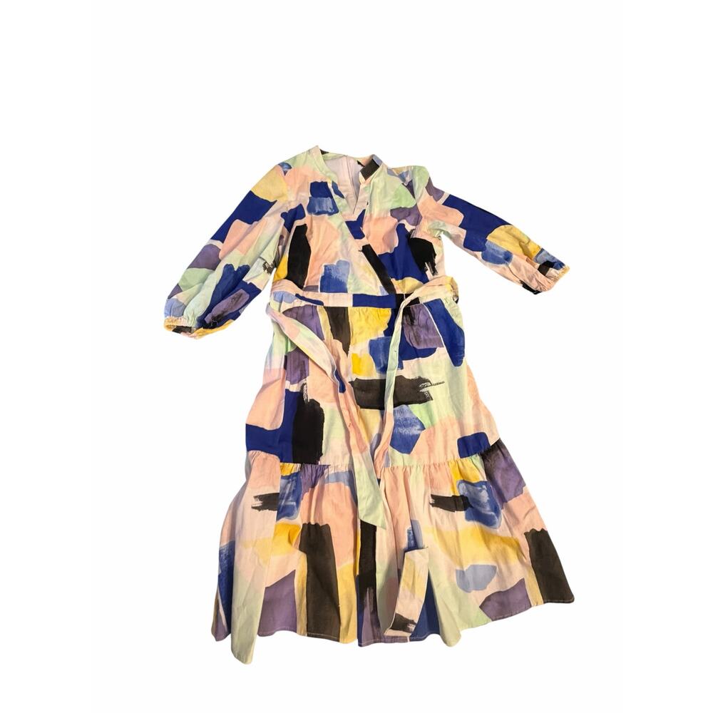 DKNY Printed Balloon Sleeve Dress - Picture 10 of 15
